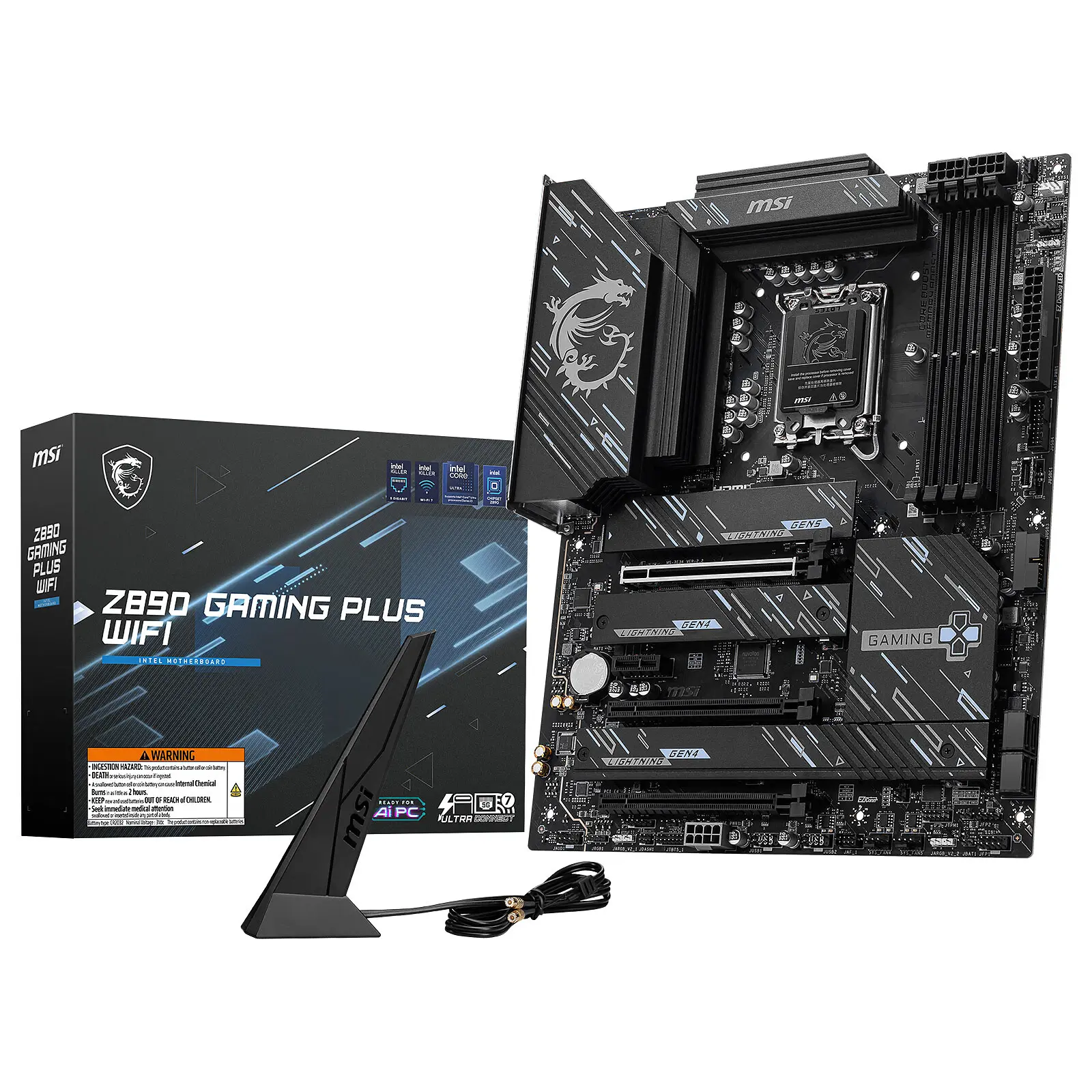 CM INTEL MSI Z890 GAMING PLUS WIFI DDR5
